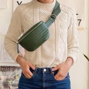 Eddie Bauer Cotton Fisherman Sweater Aran Cream XS